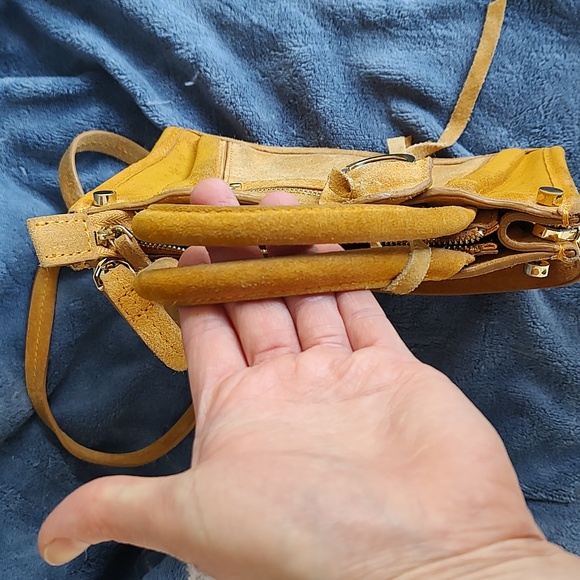 H&M suede tan mini crossbody bag. Good used condition. - Picture 7 of 11